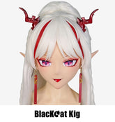 Nian | Arknights | Kigurumi Mask by BlackCatKig