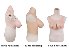 BlackCatKig Breasts |“D” Cup Silicone Breastplate for Perfect Kigurumi Silhouette