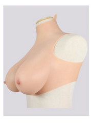 BlackCatKig Breasts | "G" Cup Silicone Breastplate for Perfect Kigurumi Silhouette