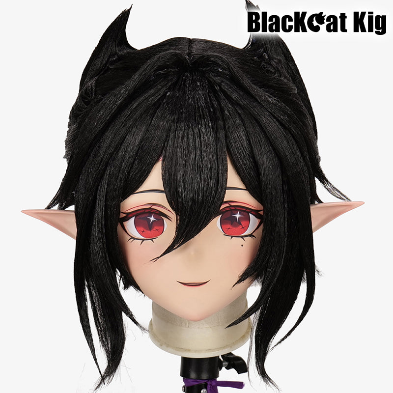 Entelechia  | Arknights | Kigurumi Mask by BlackCatKig