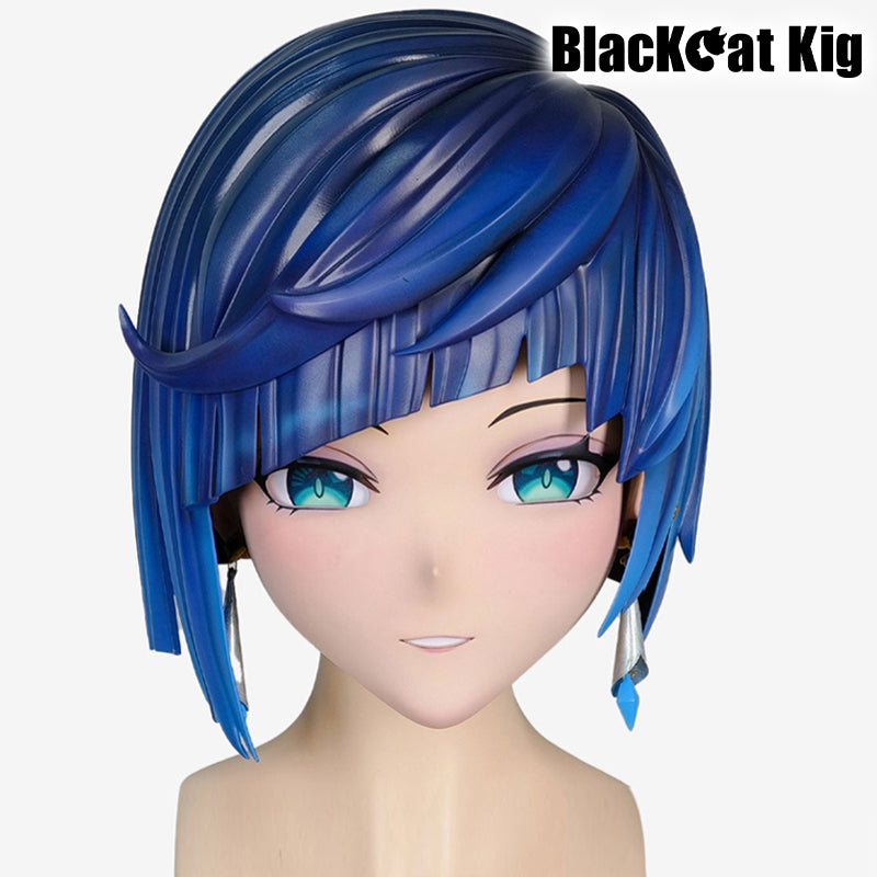 7 de marzo 三月七 de Honkai Star Rail | Máscara Kigurumi de BlackCatKig