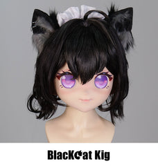 黒猫のミッちゃん | BlackCatKig の着ぐるみマスク