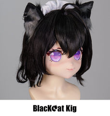 黒猫のミッちゃん | BlackCatKig の着ぐるみマスク