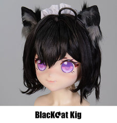 黒猫のミッちゃん | BlackCatKig の着ぐるみマスク