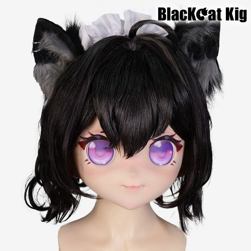 Michan The Black Cat | Kigurumi Mask by BlackCatKig