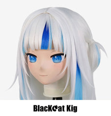 Gawr Gura | Hololive English | Kigurumi Mask by BlackCatKig