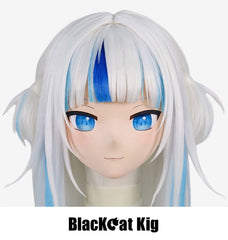 Gawr Gura | Hololive English | Kigurumi Mask by BlackCatKig