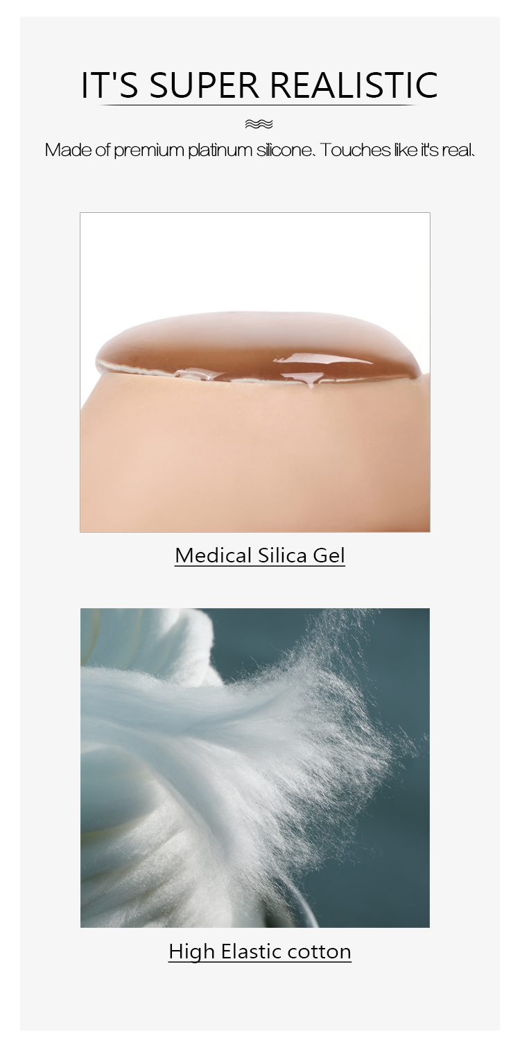 BlackCatKig Breasts | "K" Cup Silicone Breastplate for Perfect Kigurumi Silhouette