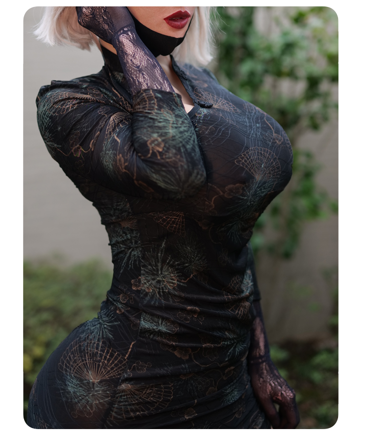 BlackCatKig Breasts | "K" Cup Silicone Breastplate for Perfect Kigurumi Silhouette